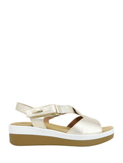 Sandali con strappi Dorato Susimoda