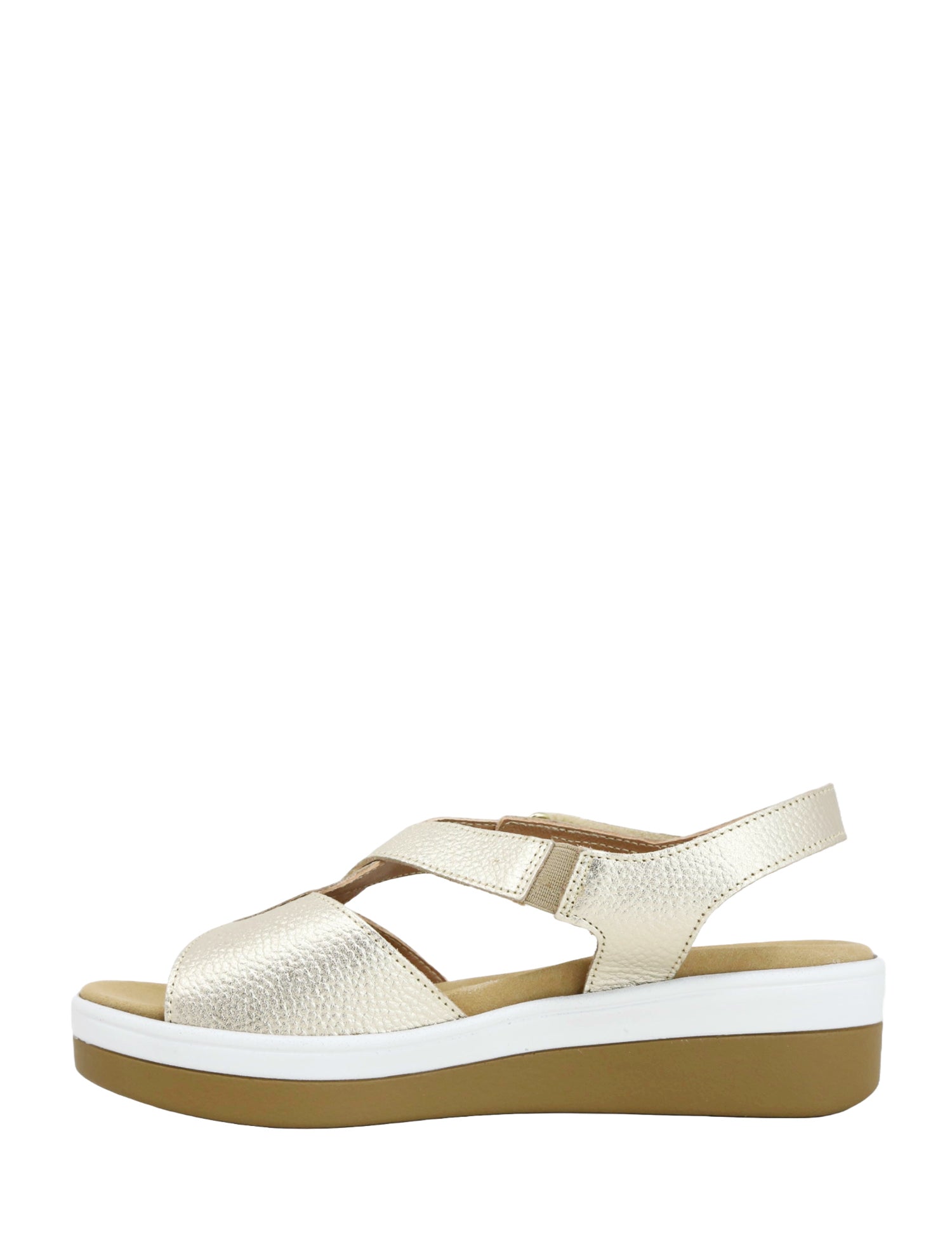 Sandali con strappi Dorato Susimoda