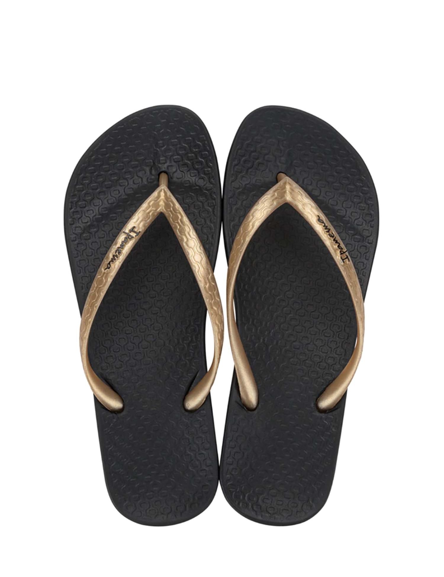 Infradito Nero Oro Ipanema