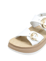 Sandali zeppa Bianco Lumberjack