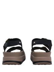 Sandali zeppa Nero Lumberjack