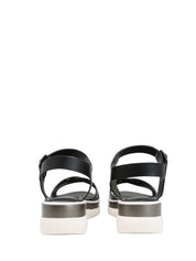 Sandali zeppa Nero Lumberjack