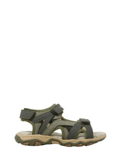 Sandali con strappi Verde Lumberjack