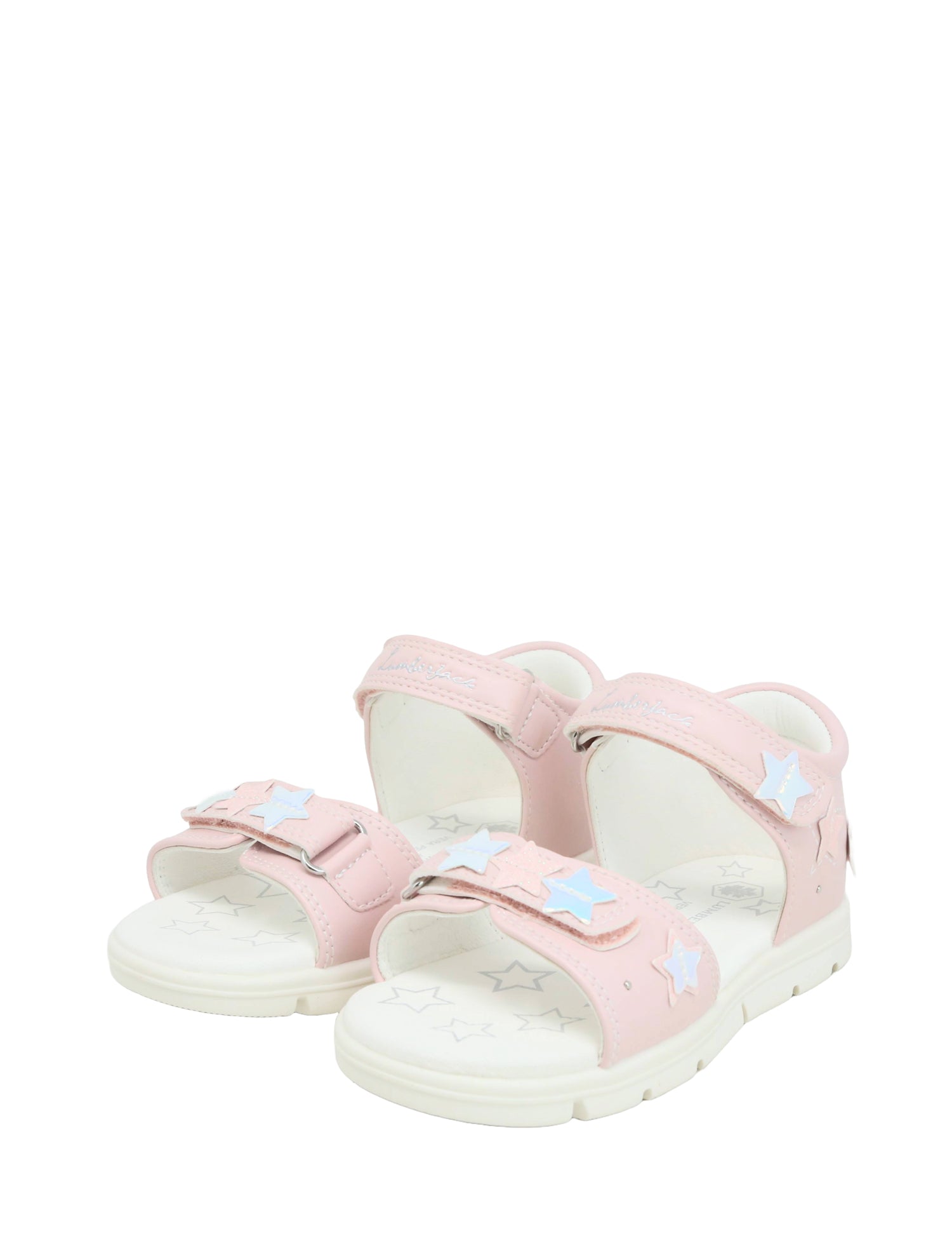 Sandali con strappi Rosa Lumberjack