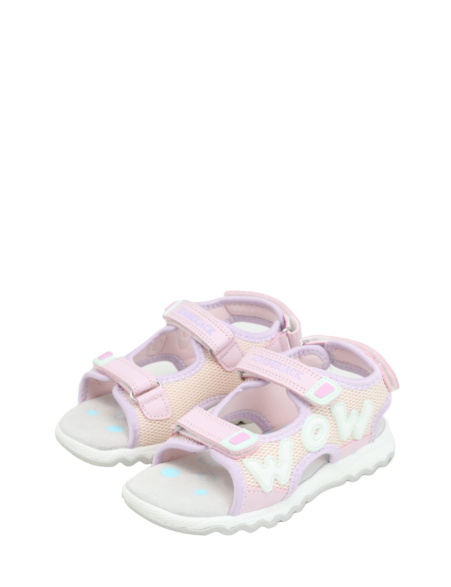 Sandali con strappi Rosa Lumberjack