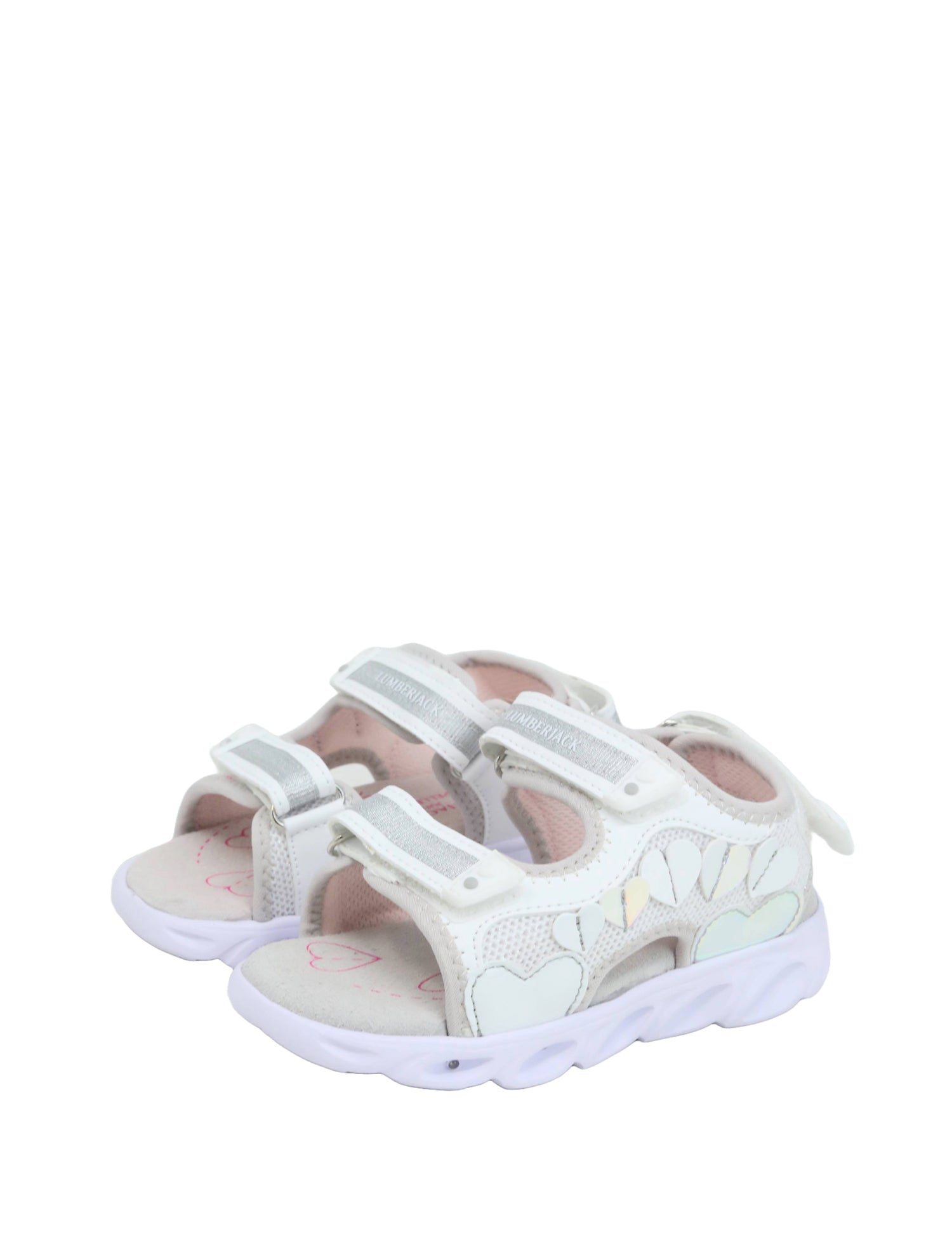 Sandali con strappi Bianco Lumberjack