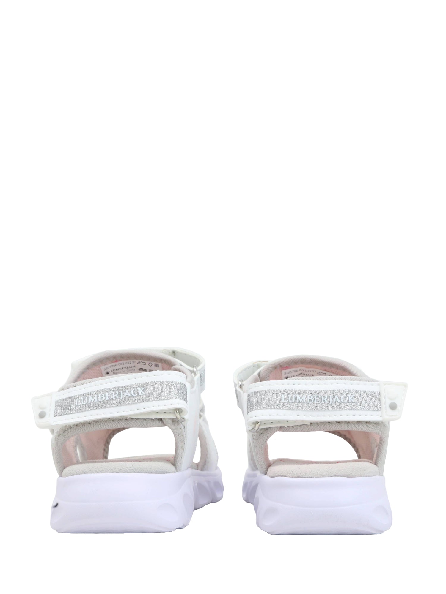 Sandali con strappi Bianco Lumberjack