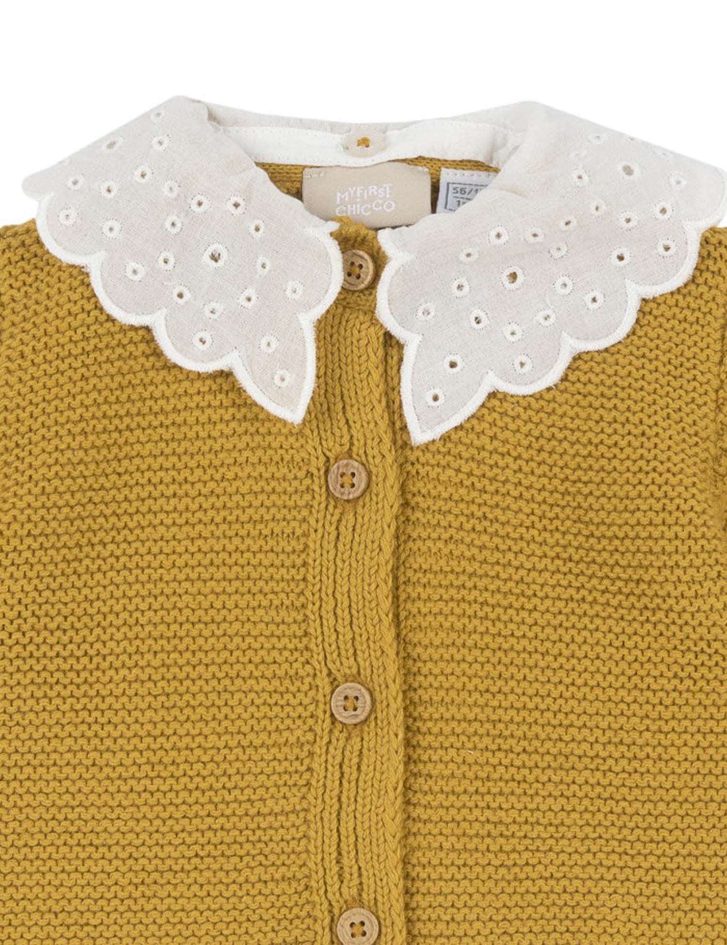 Cardigan Giallo Chicco