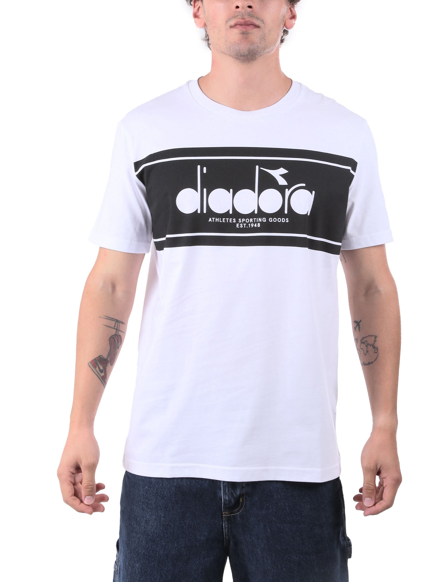 T-shirt Bianco Diadora