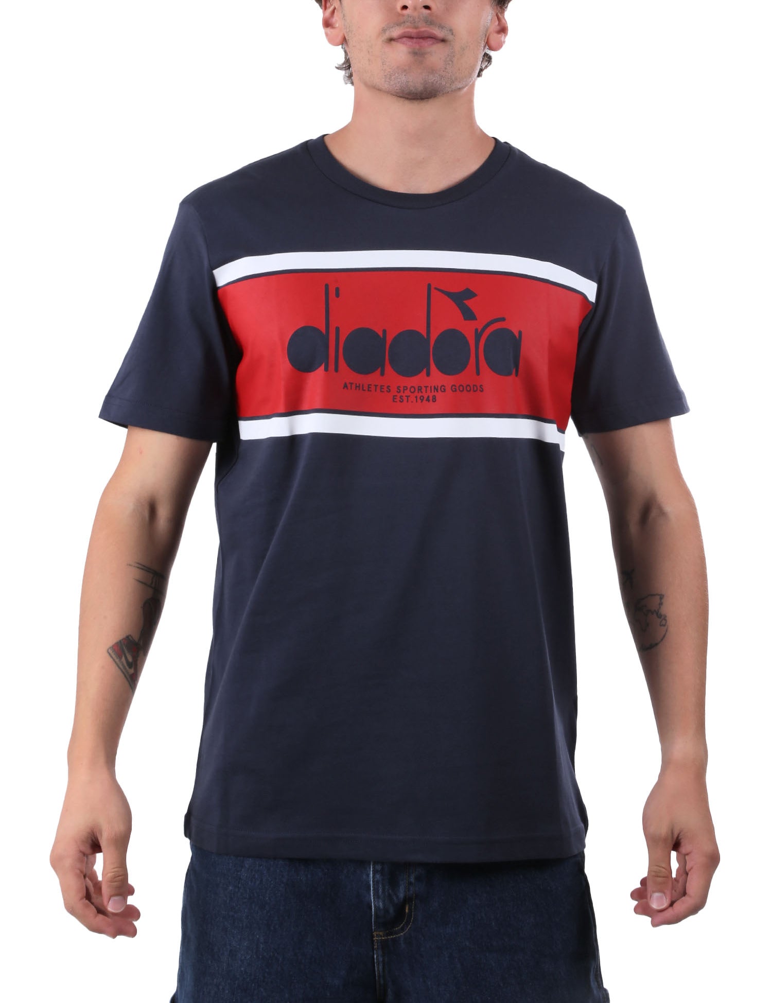 T-shirt Blu Diadora
