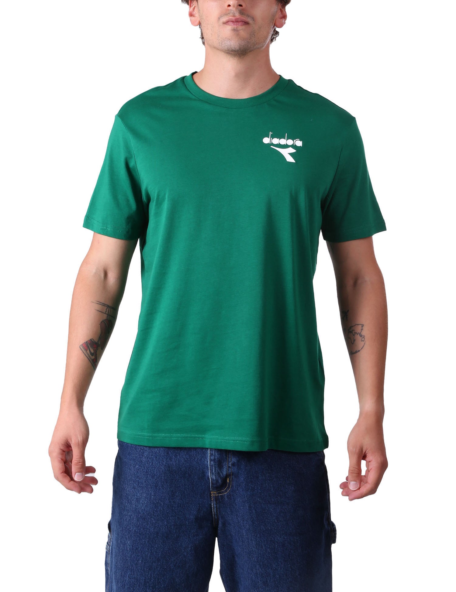 T-shirt Verde Diadora