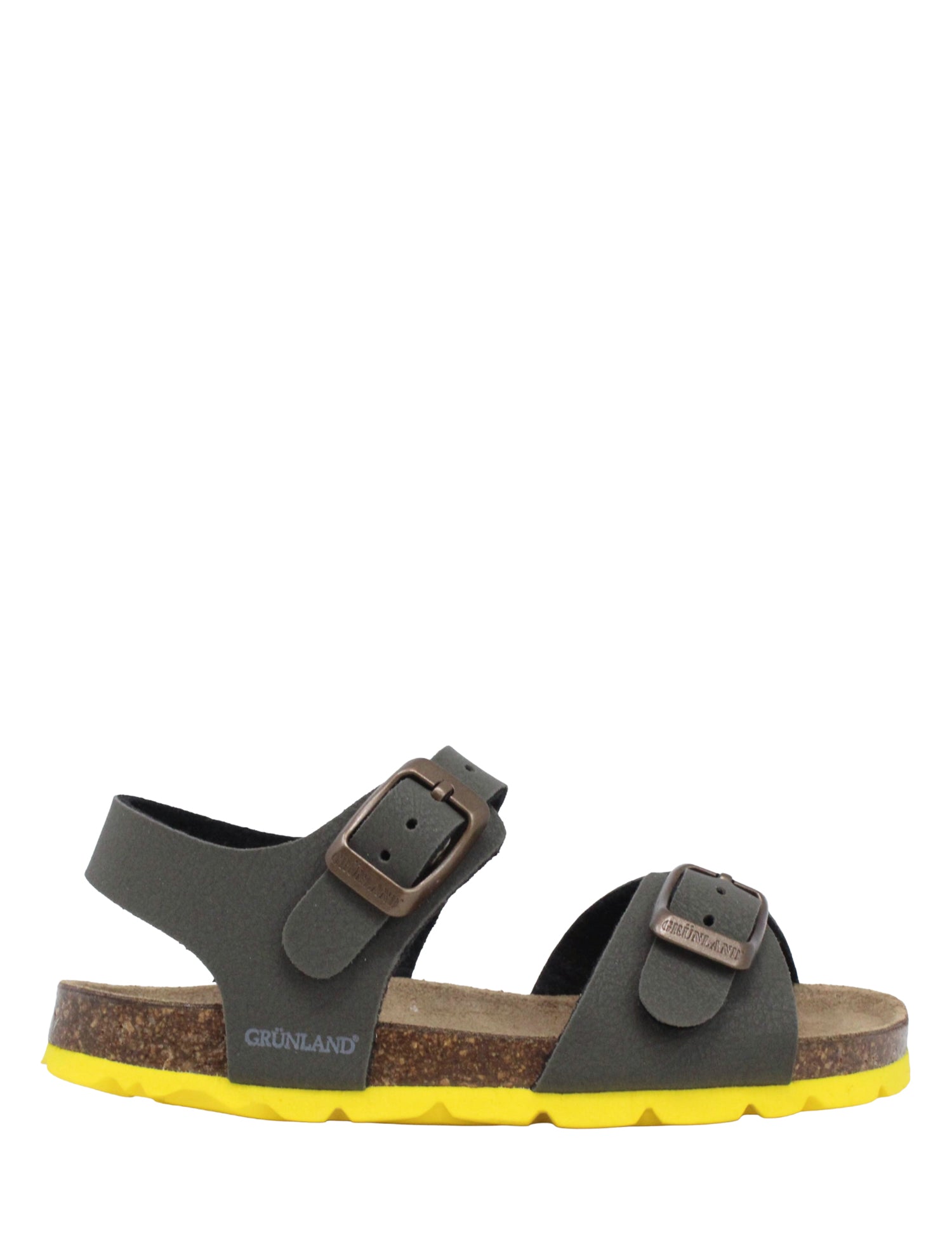 Sandali Verde Giallo Grunland Junior