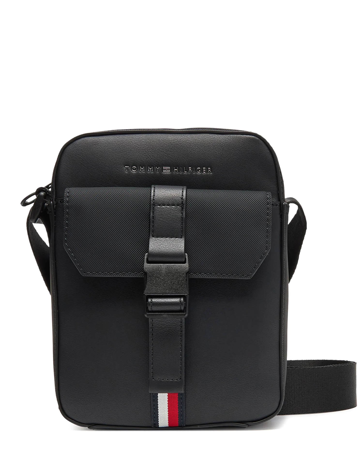 Tracolla Nero Tommy Hilfiger