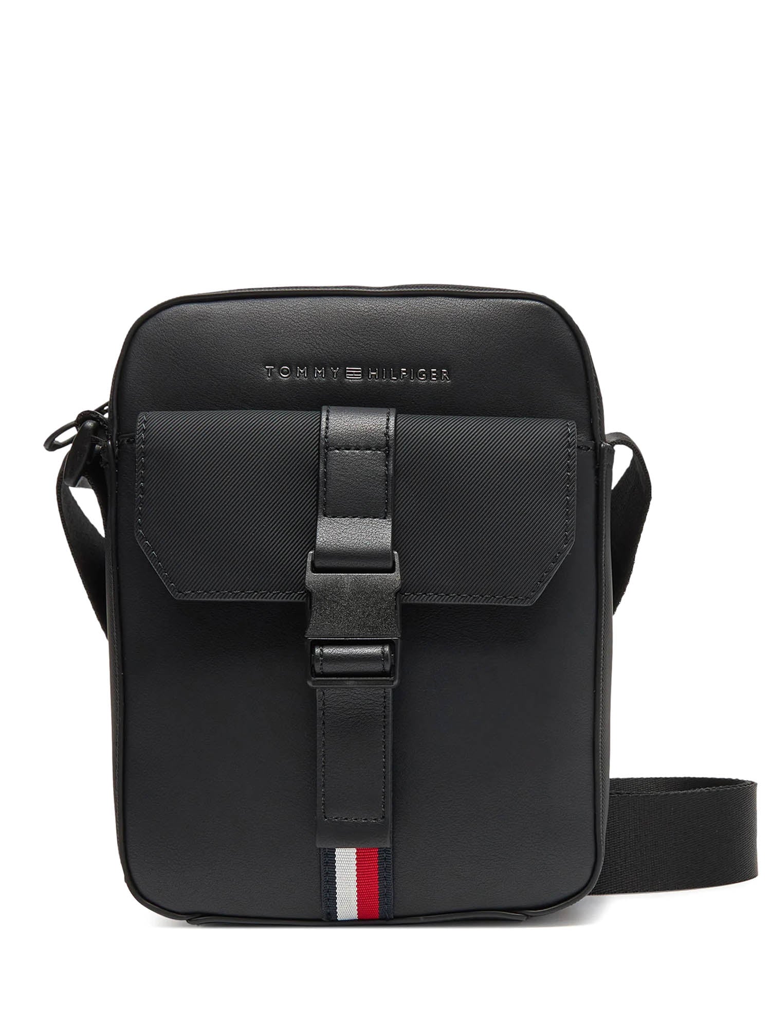 Tracolla Nero Tommy Hilfiger