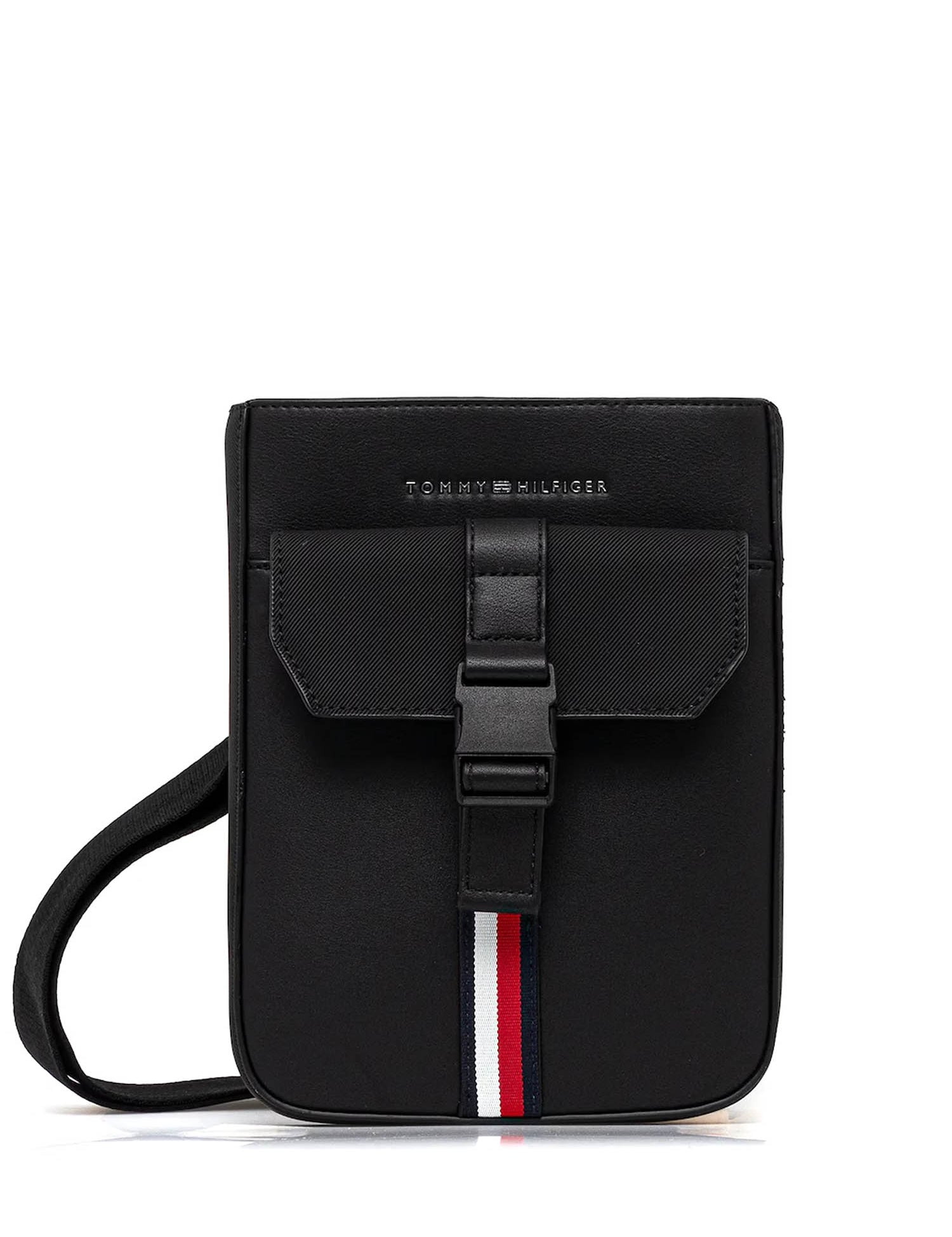 Tracolla Nero Tommy Hilfiger
