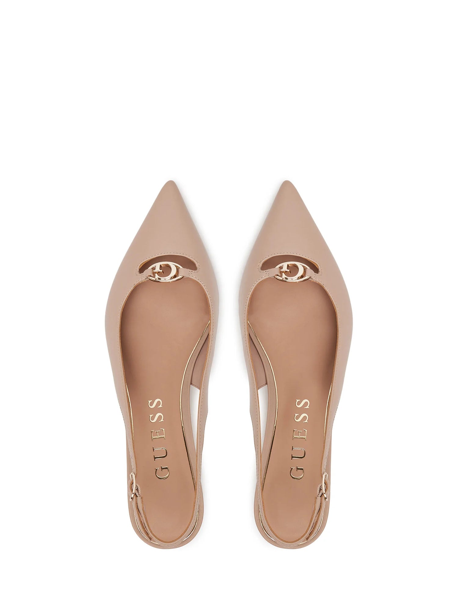 Decolleté Beige Guess