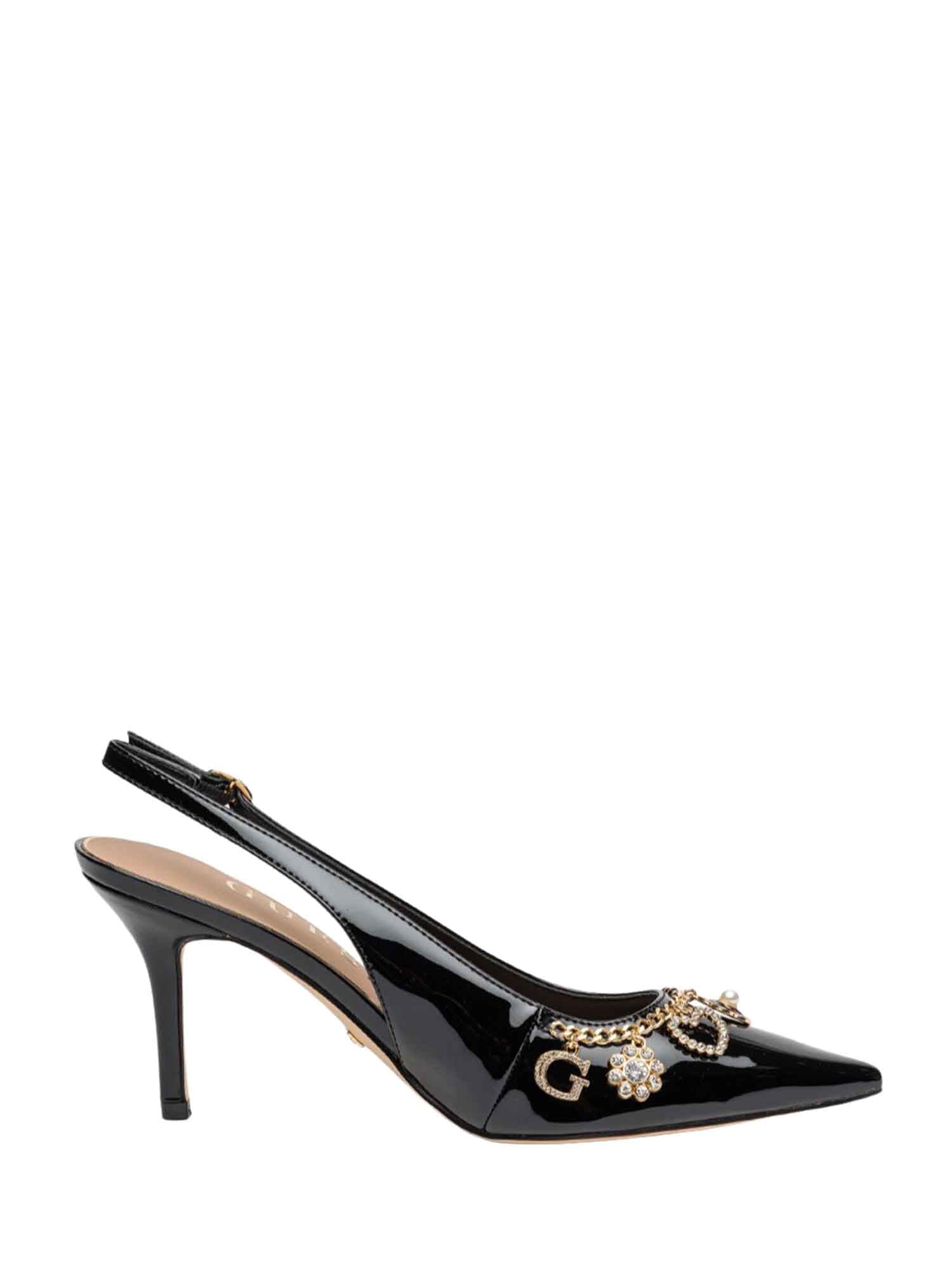 Decolleté Nero Guess