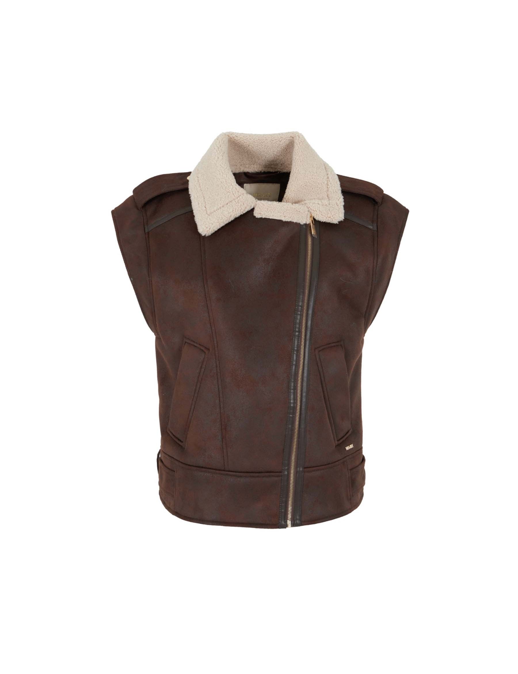 Gilet Marrone Yes-zee