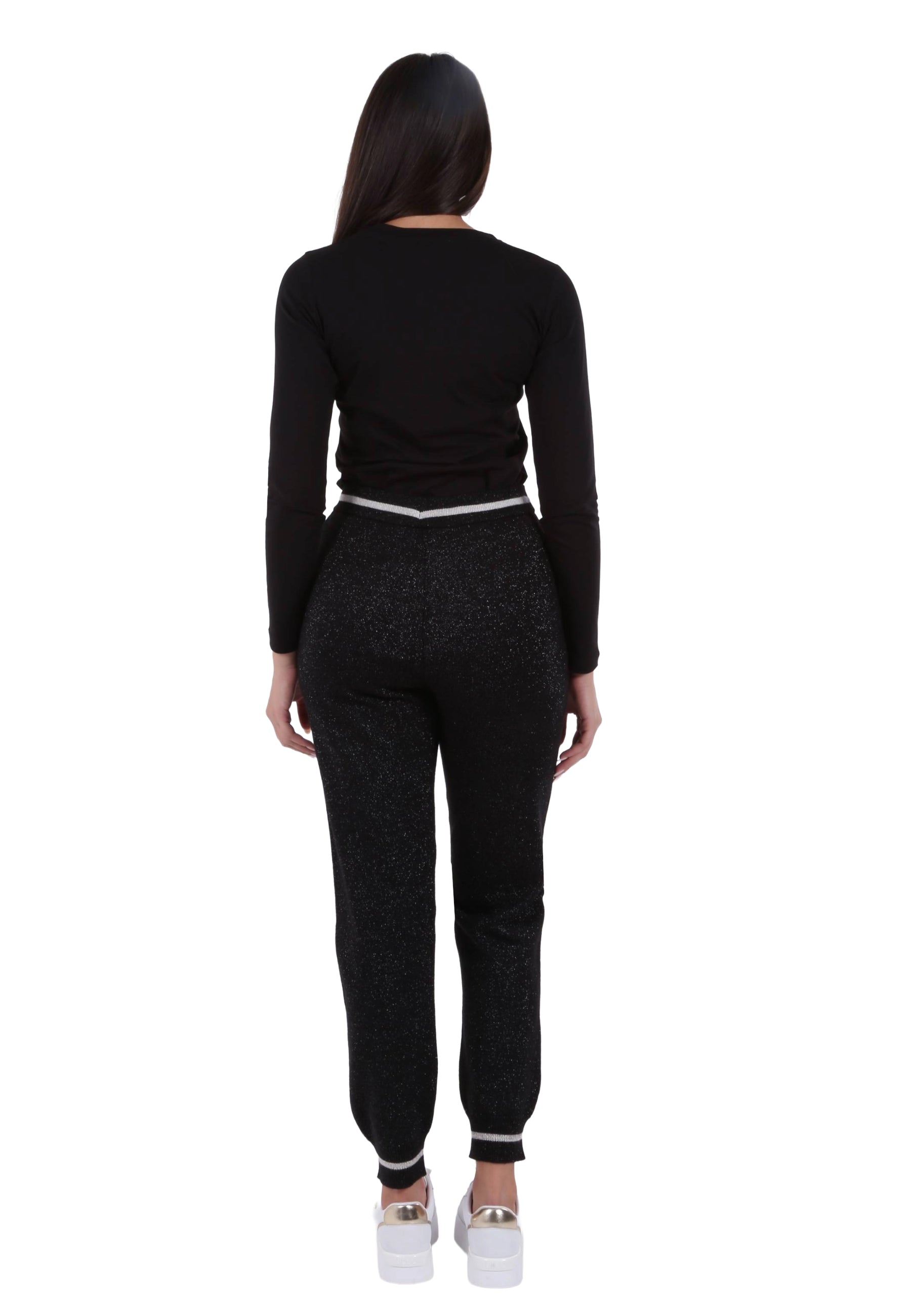 Pantaloni sportivi Nero Argento Yes-zee