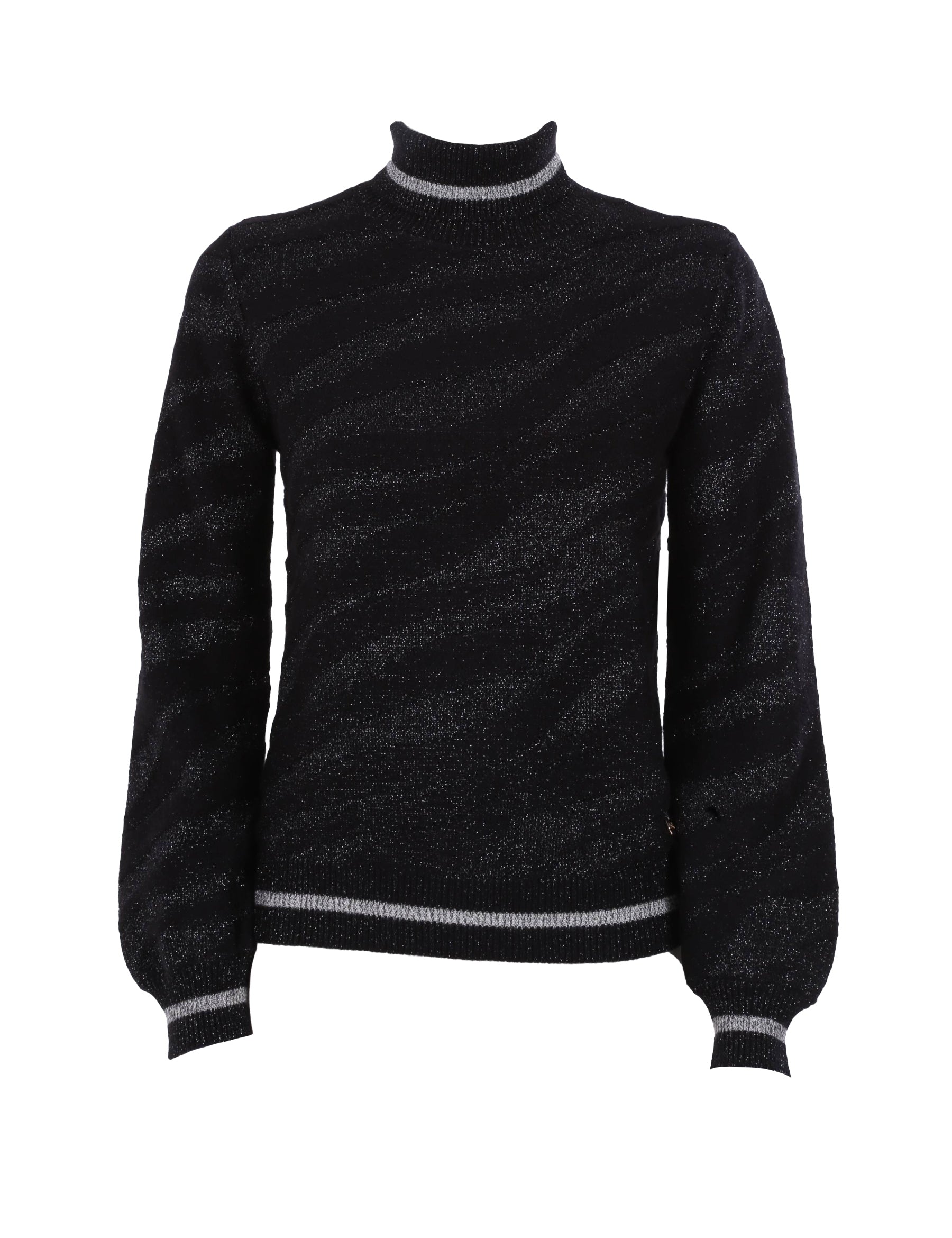 Maglia a collo alto Nero Yes-zee