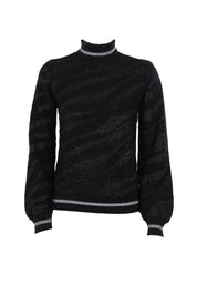 Maglia a collo alto Nero Yes-zee
