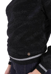 Maglia a collo alto Nero Yes-zee