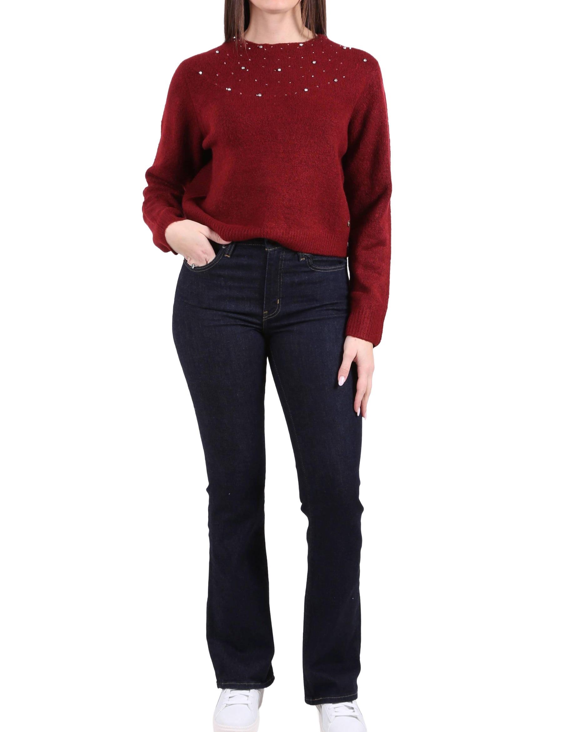 Maglioncini Bordeaux Yes-zee