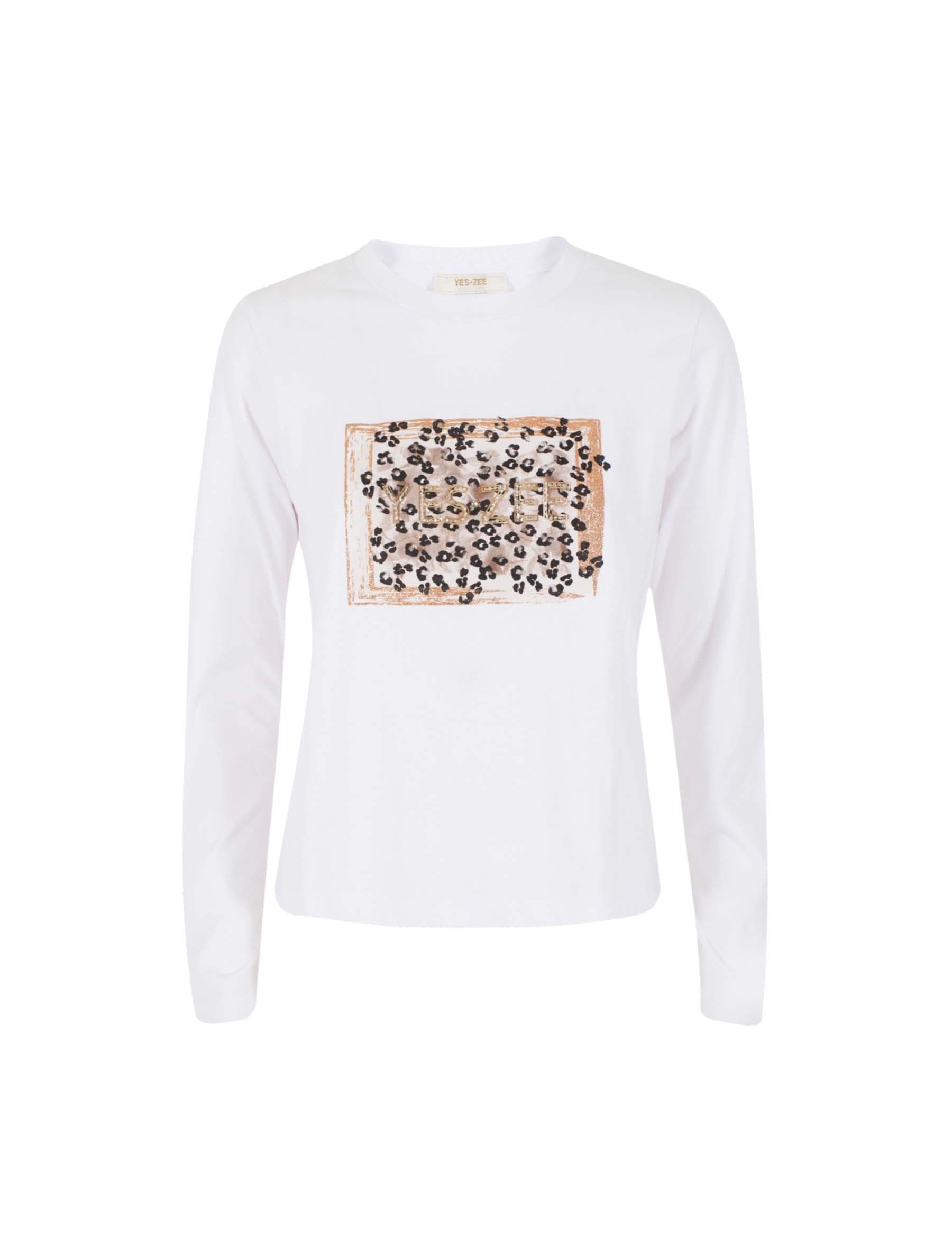 T-shirt Bianco Yes-zee