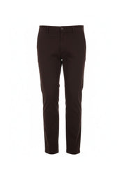 Pantaloni Marrone Scuro Borgoni Milano