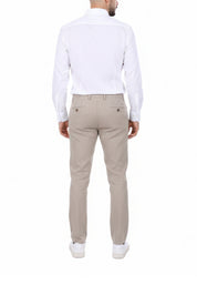 Pantaloni Beige Borgoni Milano