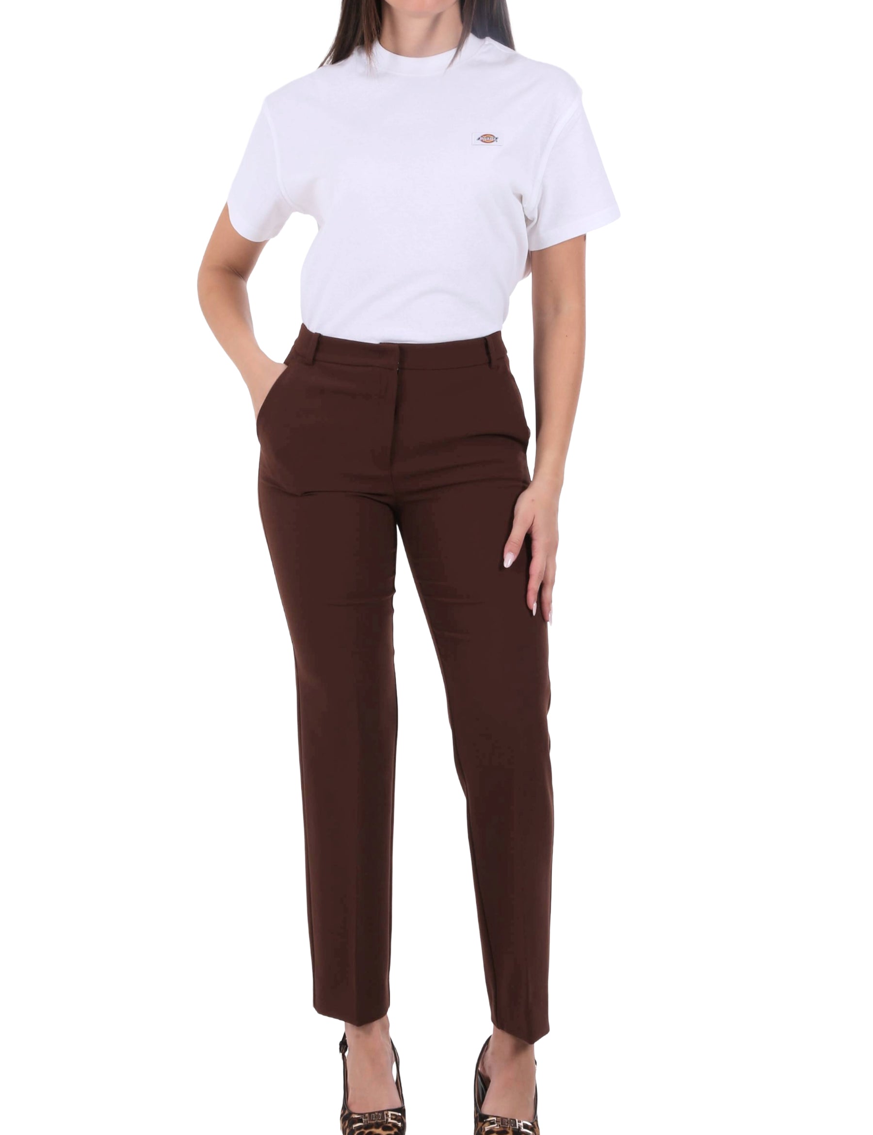 Pantaloni Marrone Emme Marella