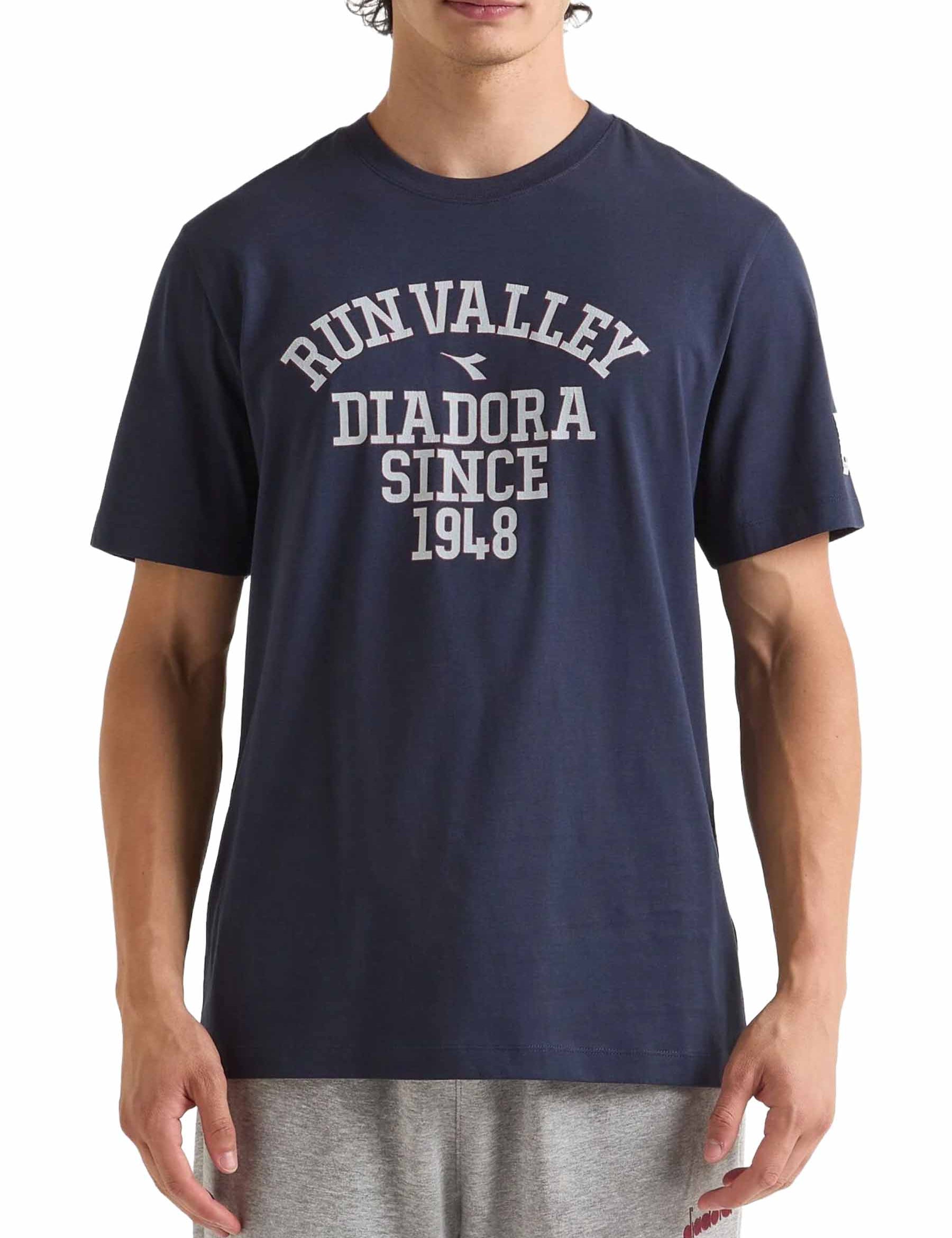 T-shirt Blu Diadora