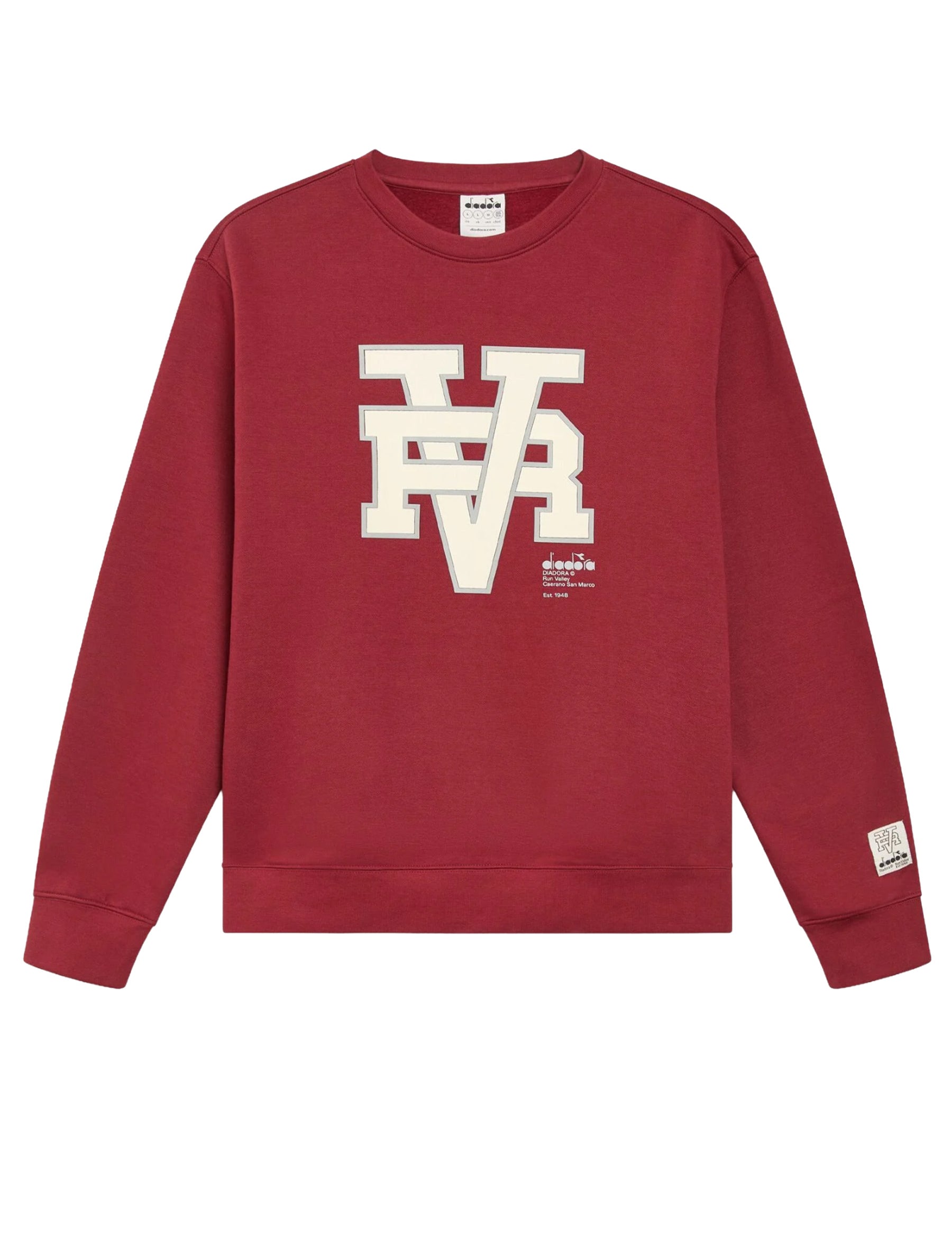 Felpe Rosso Diadora