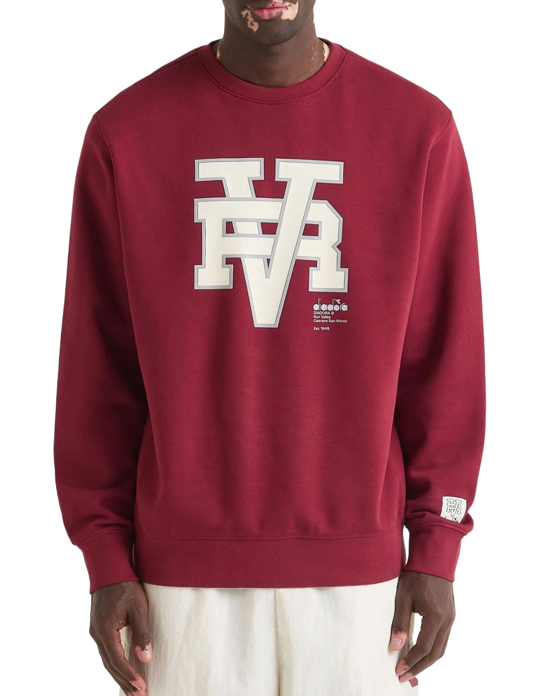 Felpe Rosso Diadora
