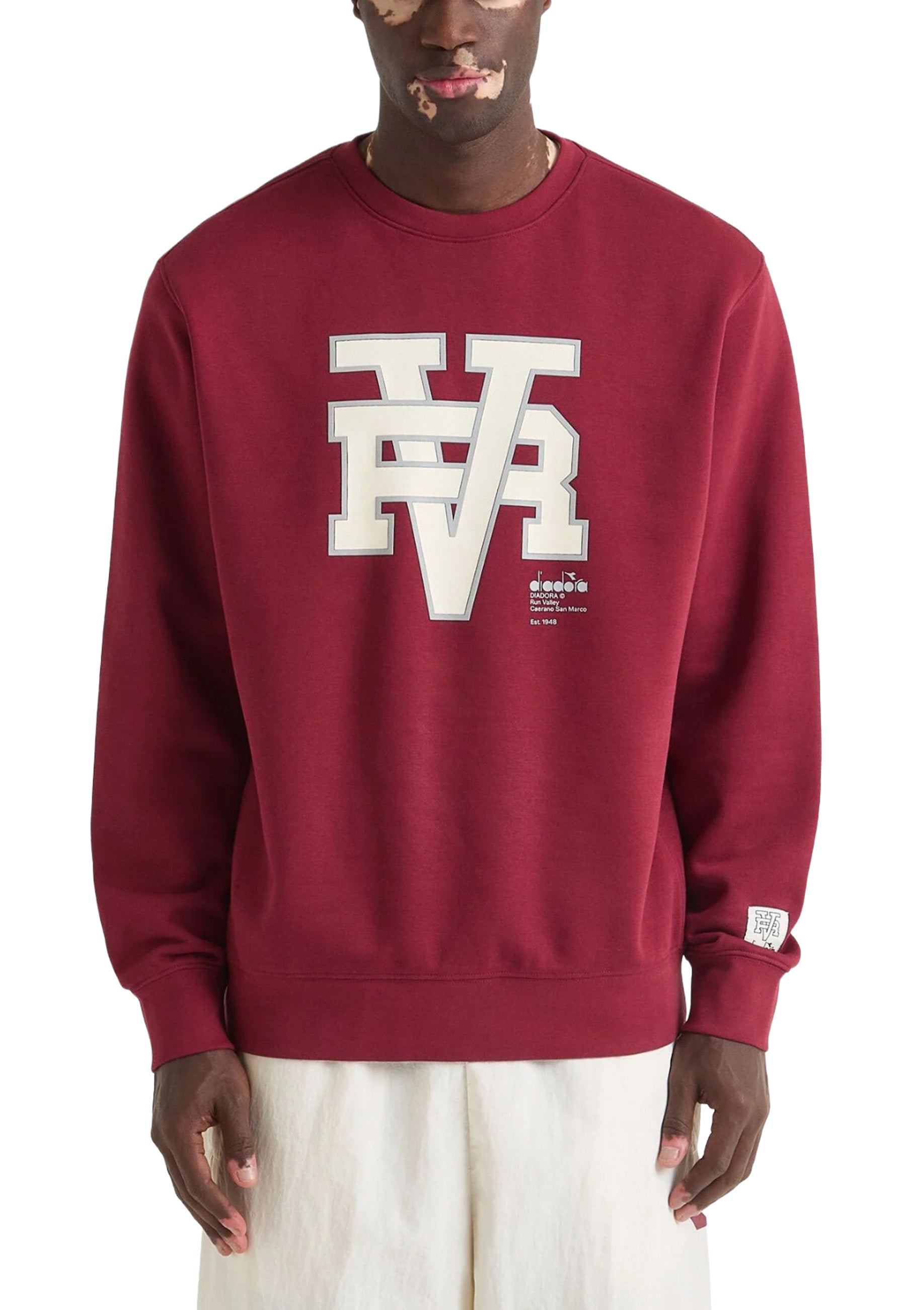 Felpe Rosso Diadora