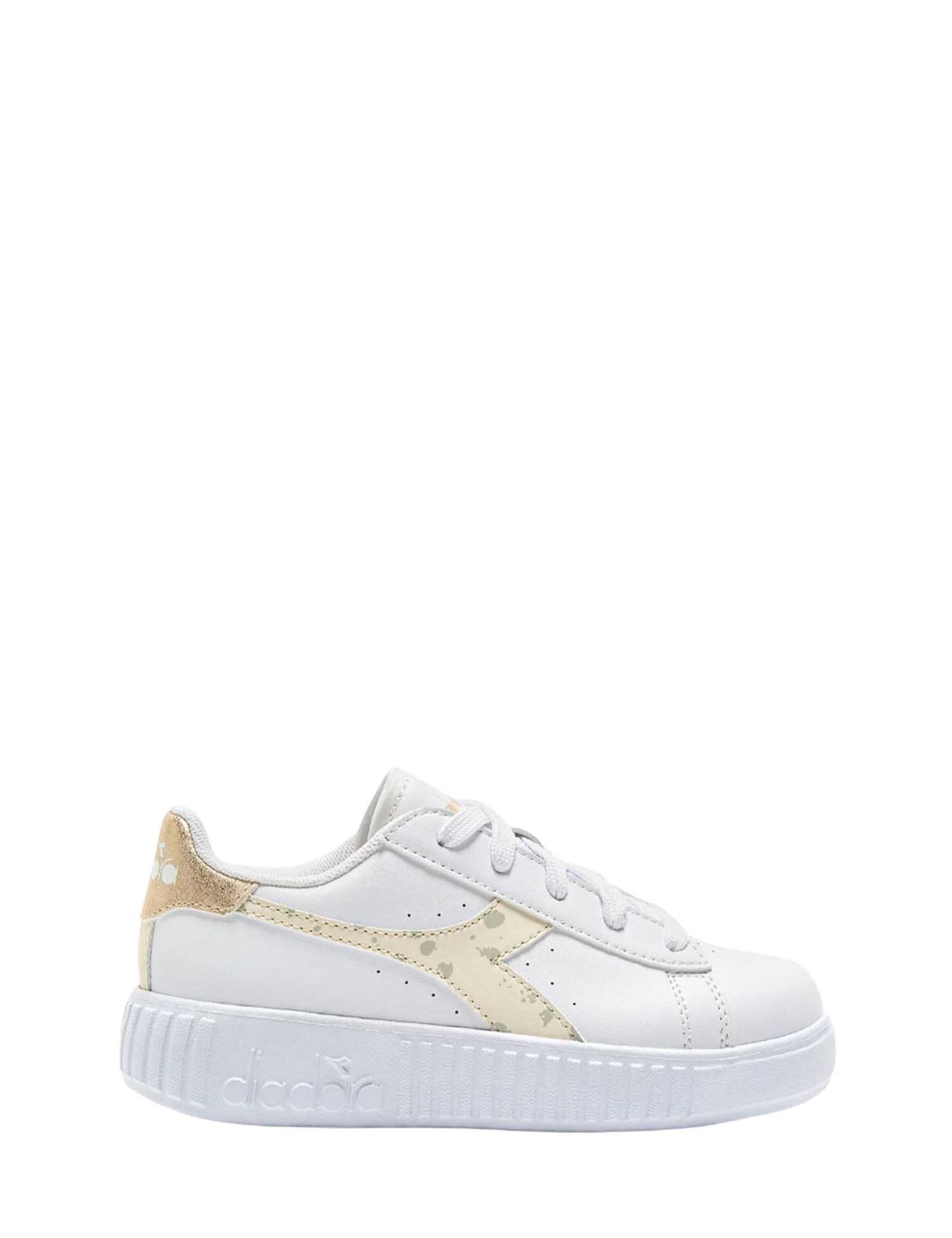 Sneakers Bianmco Oro Diadora