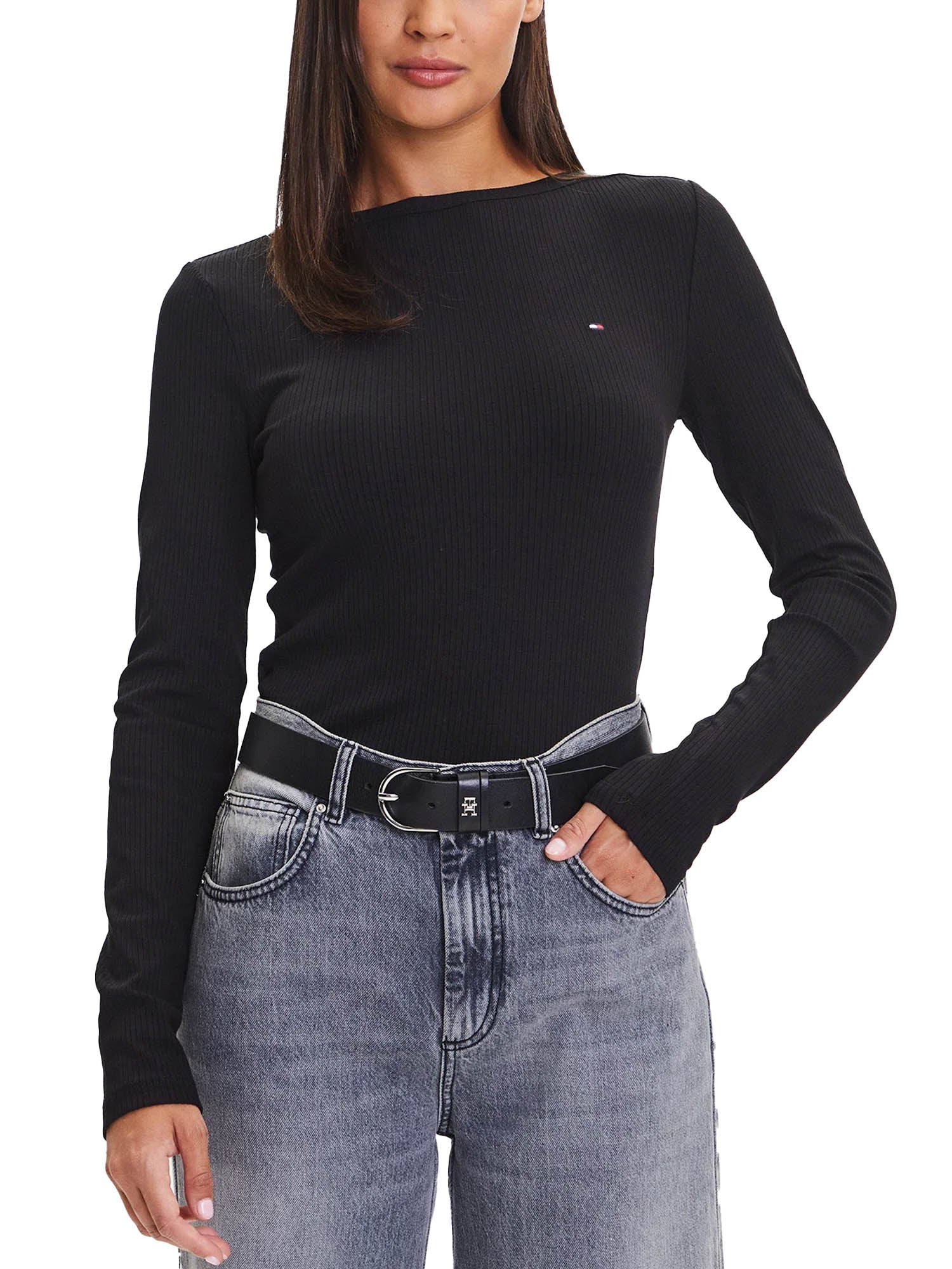 T-shirt Nero Tommy Hilfiger