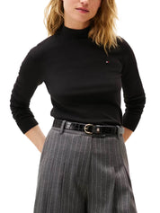 Maglia a collo alto Nero Tommy Hilfiger