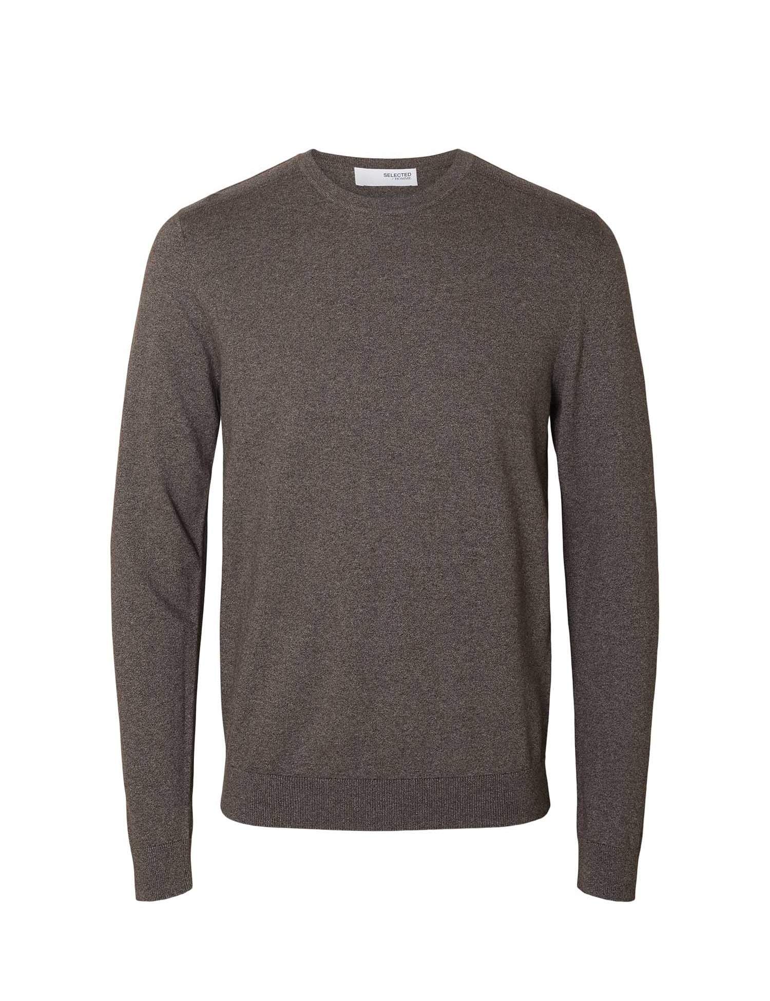 Maglioncini Marrone Selected Homme Black