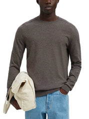 Maglioncini Marrone Selected Homme Black