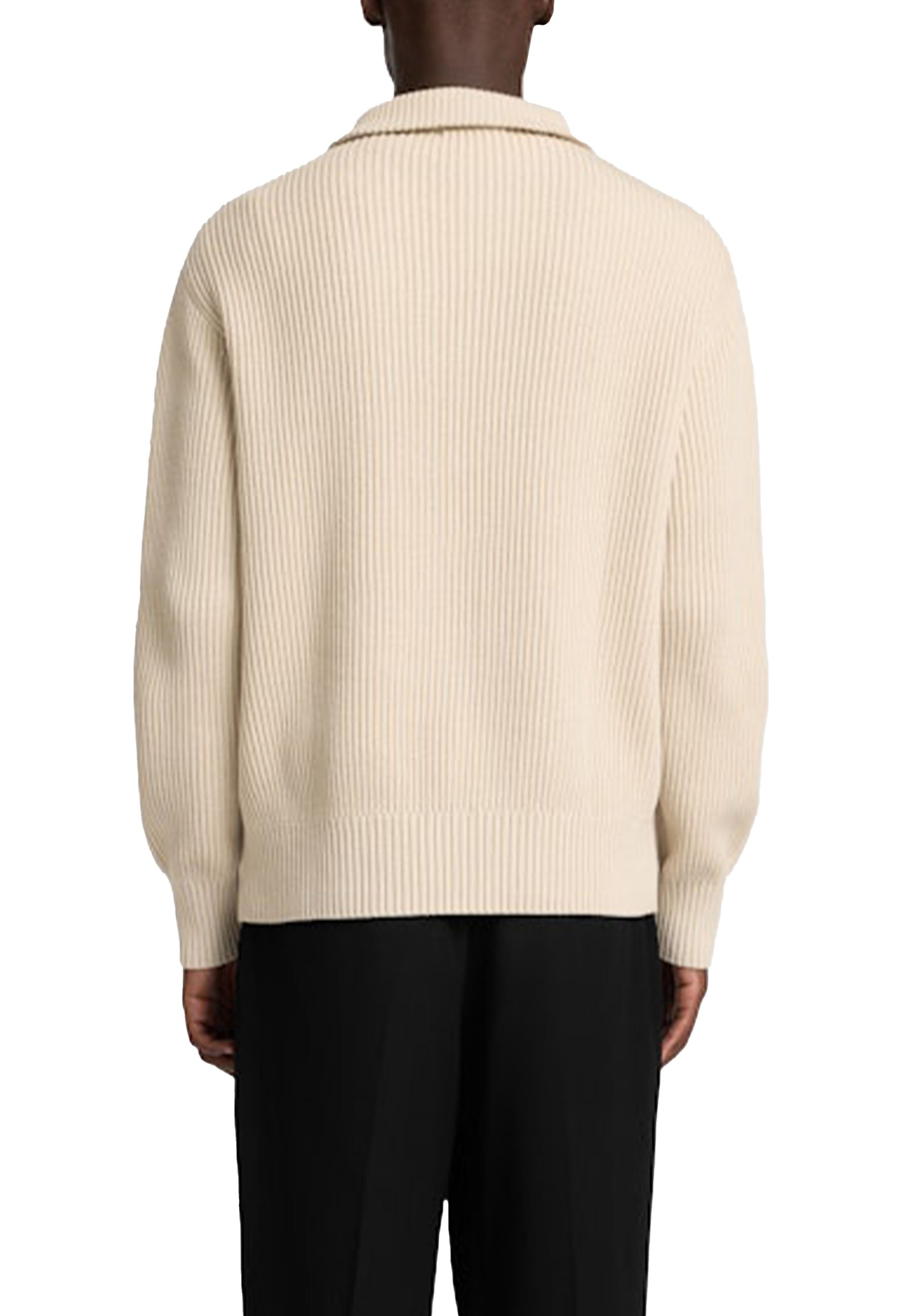 Maglia a collo alto Beige Selected Homme Black