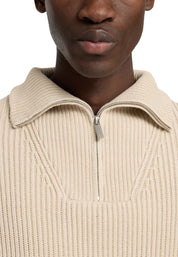 Maglia a collo alto Beige Selected Homme Black