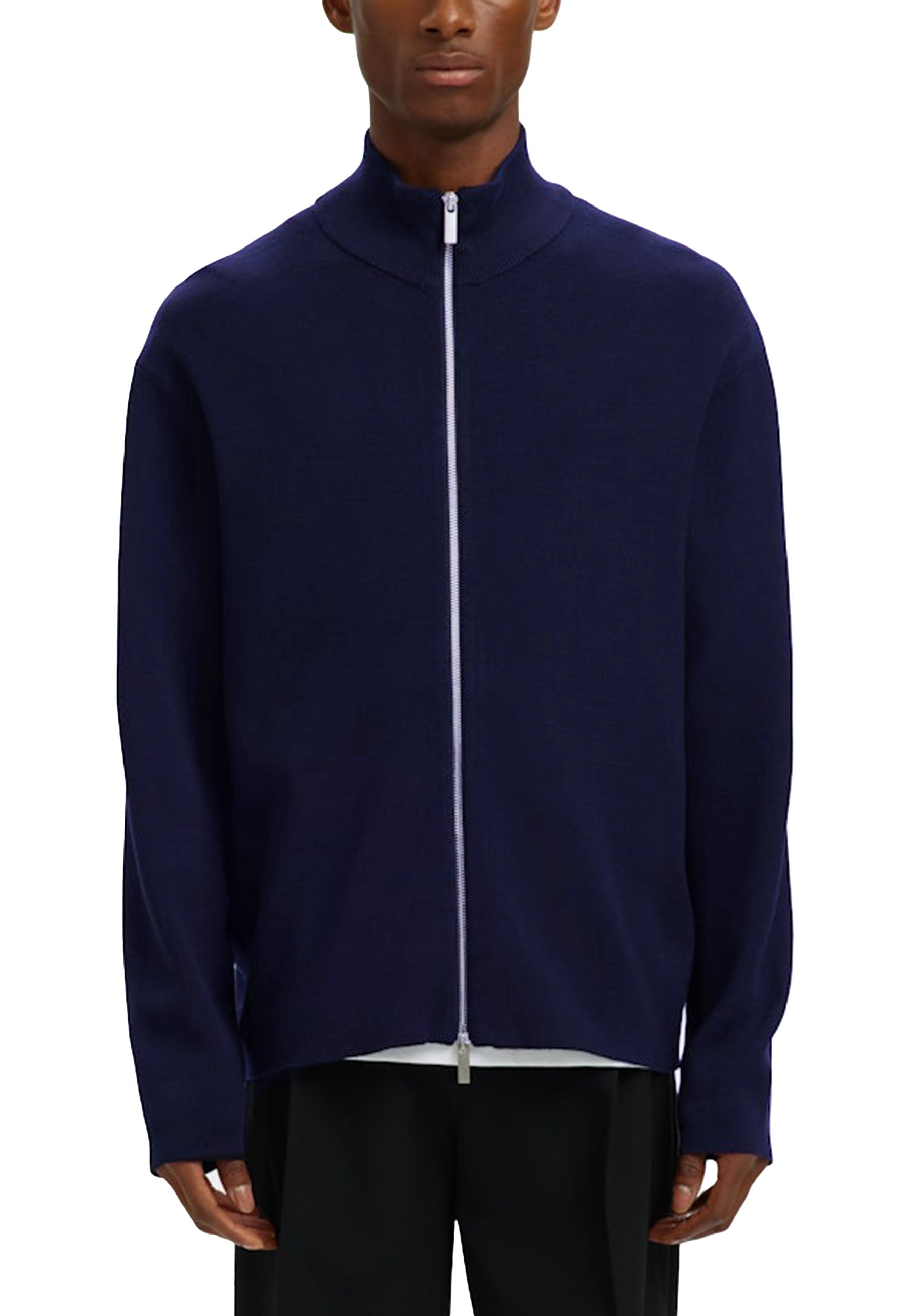 Cardigan Blu Selected Homme Black