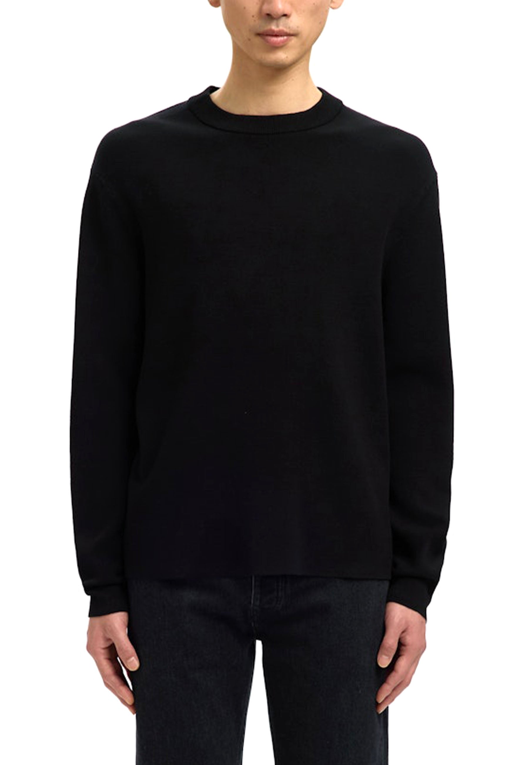 Maglioncini Nero Selected Homme Black