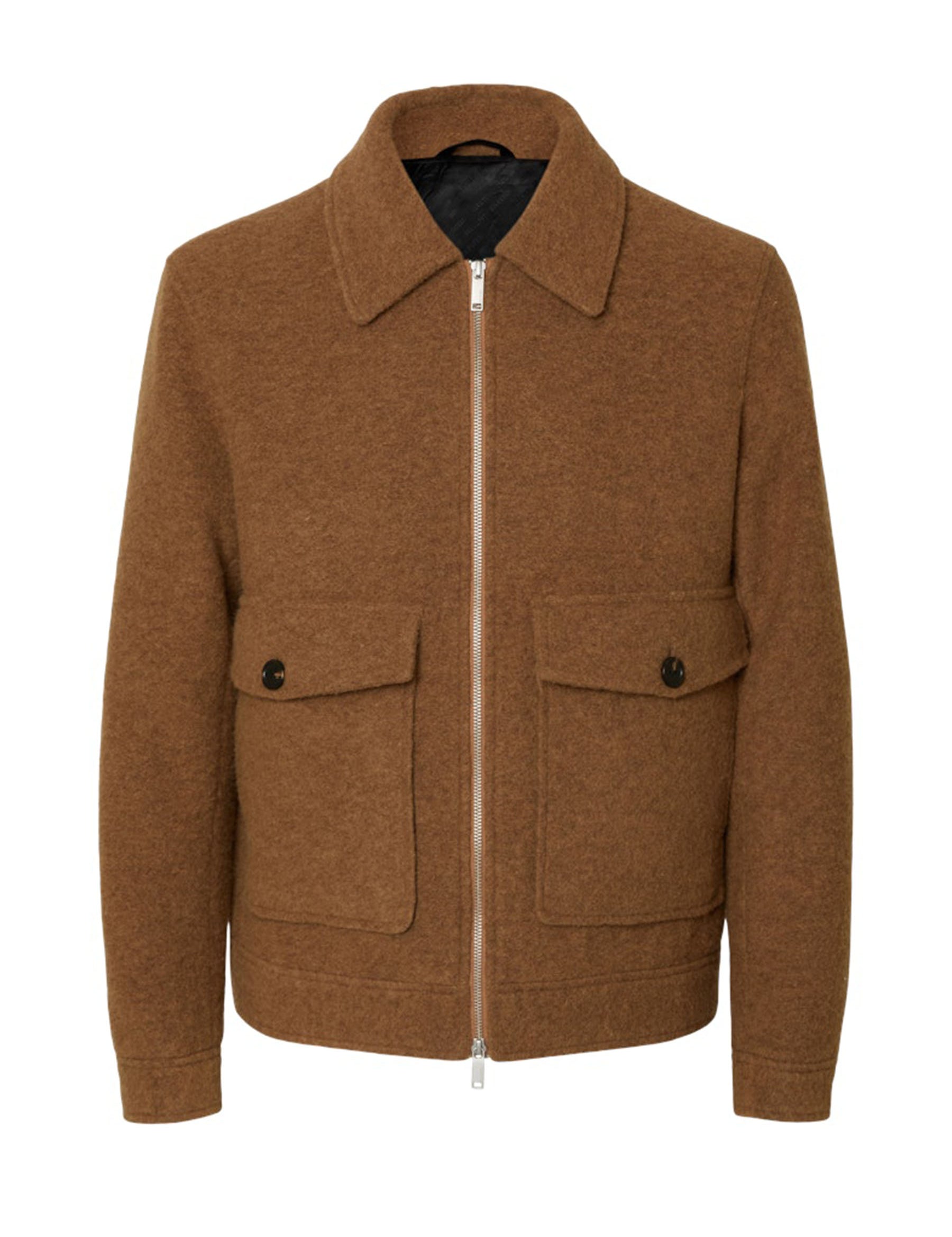 Giacche Marrone Selected Homme Black