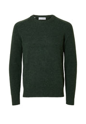 Maglioncini Verde Selected Homme Black