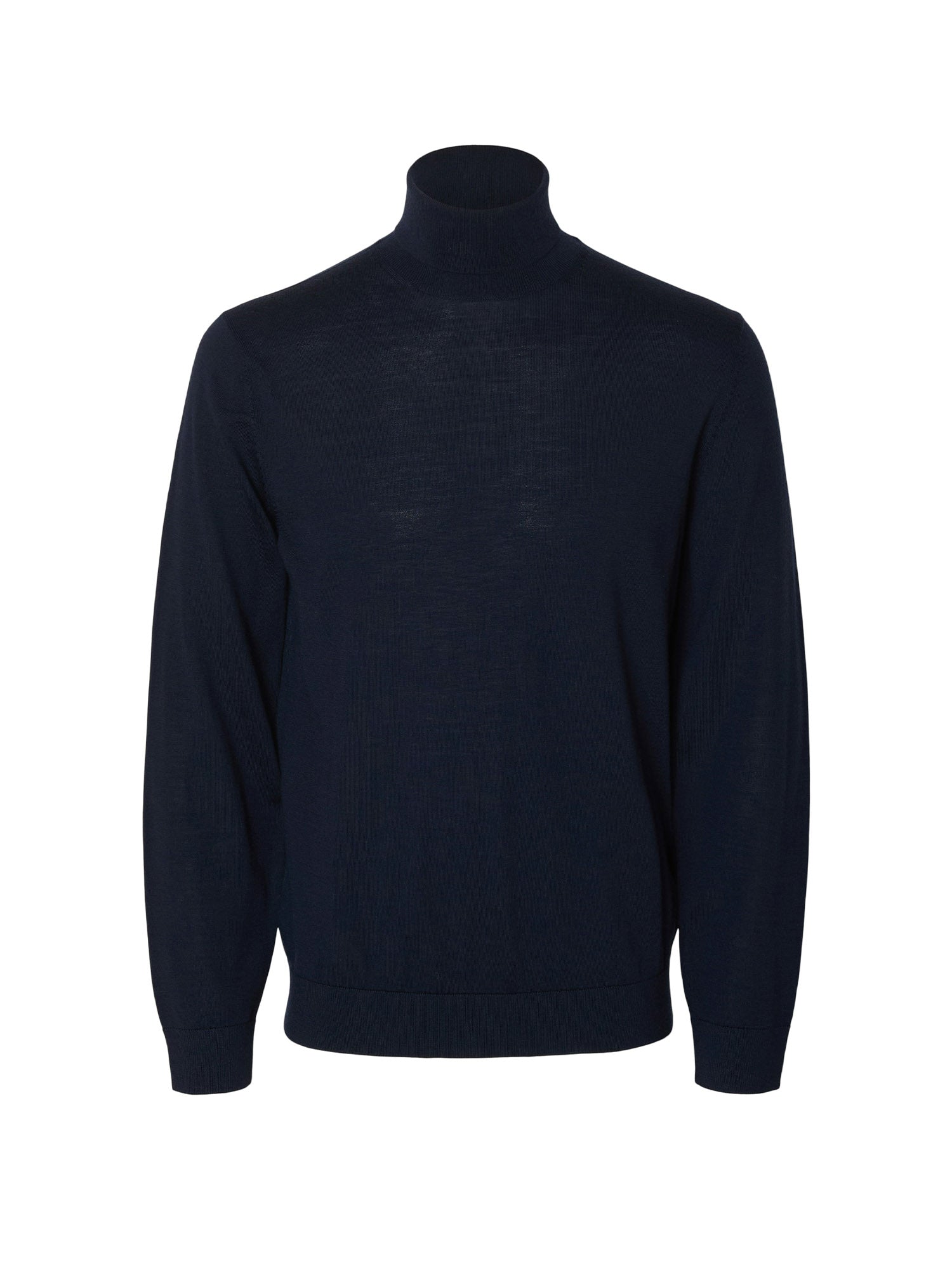 Maglia a collo alto Blu Selected Homme Black
