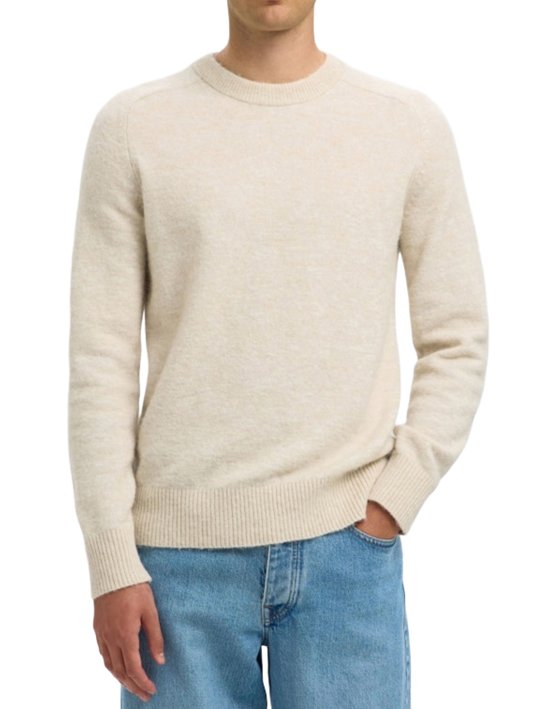 Maglioncini Beige Selected Homme Black