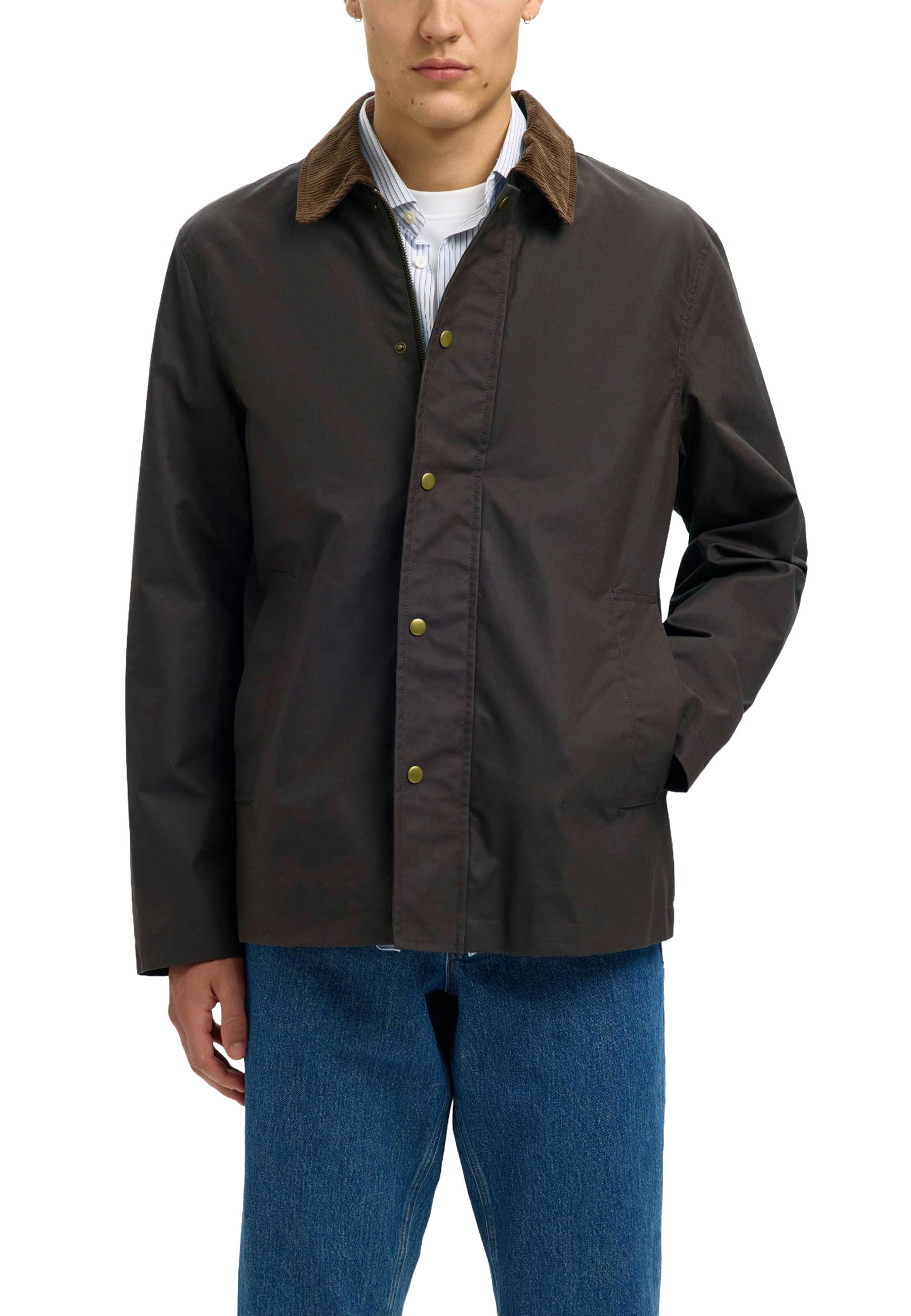 Giacche Marrone Selected Homme Black