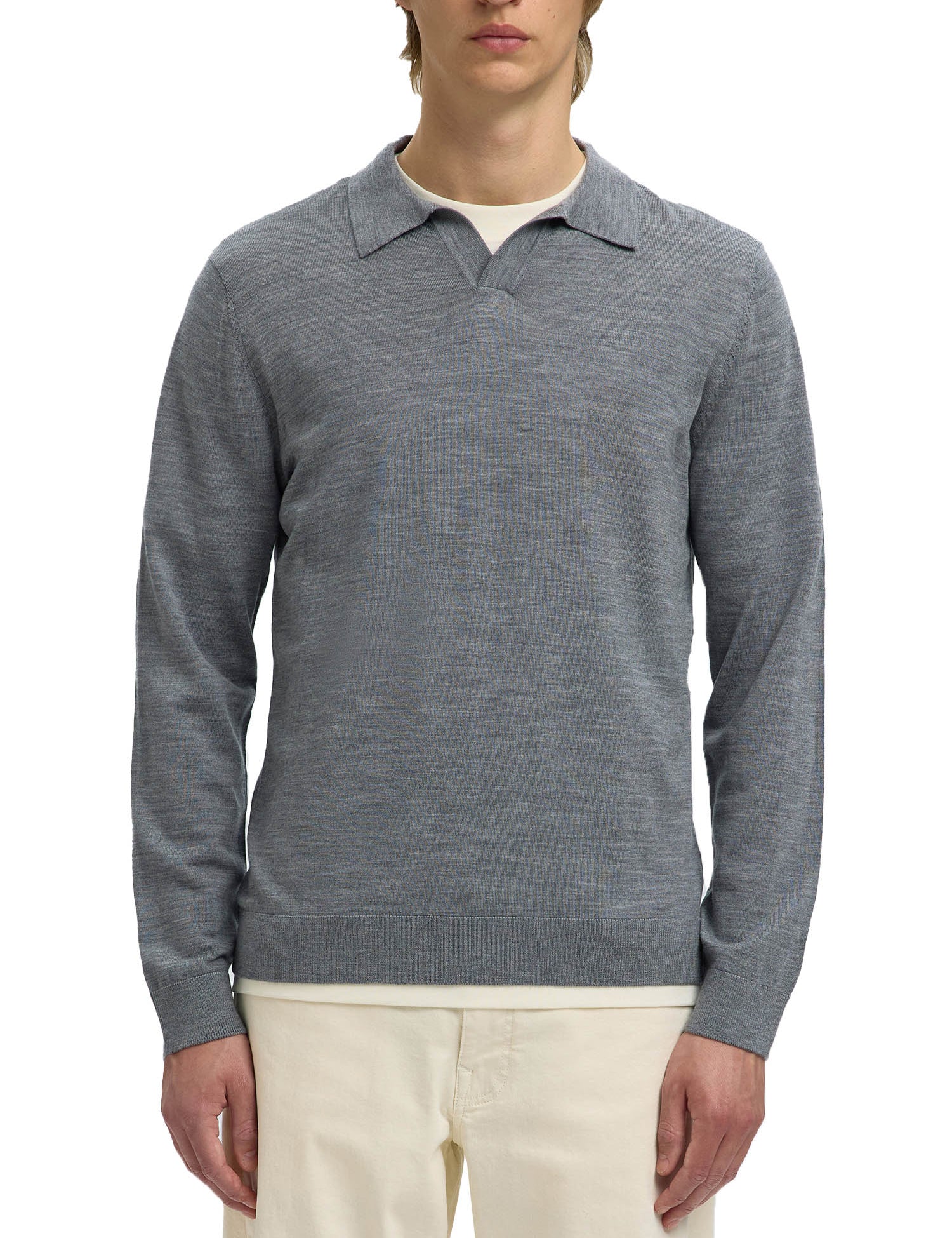 Polo Grigio Selected Homme Black